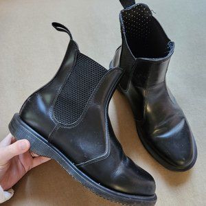 DR MARTENS Black Flora Chelsea Boots